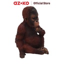 AZKO Kris Garden Patung Taman Sitting Orang Utan