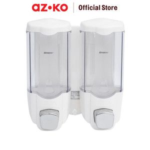 AZKO Krisbow 370 Ml Set 2 Pcs Dispenser Sabun Cair - Putih