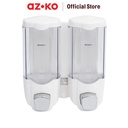 AZKO Krisbow 370 Ml Set 2 Pcs Dispenser Sabun Cair - Putih