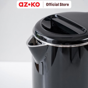 AZKO Klaz 1 Ltr Teko Listrik Double Wall - Hitam