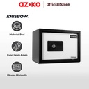 AZKO Krisbow 23X17X17 cm Brankas Besi 17Ck 1/3 mm - Putih