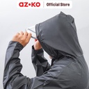 AZKO Ataru Jas Hujan Panjang Pvc - Hitam