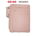 AZKO Ataru Dompet Kartu Dengan Zipper Pu - Pink