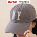 AZKO Ataru Topi Baseball Ny - Abu-Abu