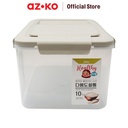 AZKO Komax 10 kg Tempat Beras Rice Container Kotak Beras Bpa Free Wadah Penyimpanan Beras Perlengkapan Dapur