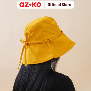 AZKO Ataru Topi Bucket Dengan Thin Strap - Kuning
