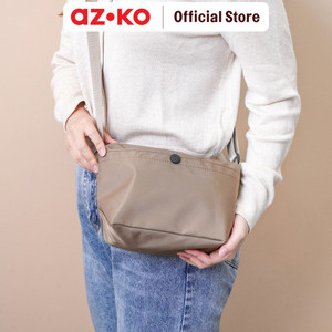 AZKO Ataru Ukuran Small Tas Selempang Nylon - Krem