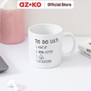 AZKO Kris 9x9x11 Cm Mug Motivation To-Do-List Series