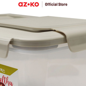 AZKO Komax 10 kg Tempat Beras Rice Container Kotak Beras Bpa Free Wadah Penyimpanan Beras Perlengkapan Dapur
