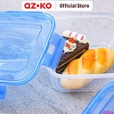 AZKO Komax Set 3 Pcs Wadah Makanan Bb Lock Square