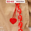 AZKO Ataru Gantungan Kunci Small Heart Figure Assorted
