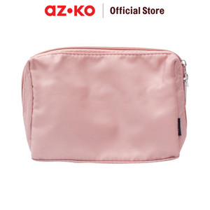 AZKO Ataru Ukuran M Pouch Kosmetik Dengan Kompartemen - Pink
