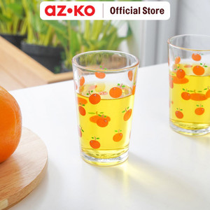 AZKO Kris Set 7 Pcs Teko Minum Dan Gelas Orange