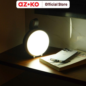 AZKO Krisbow Lampu Darurat Round - Putih/Abu-Abu