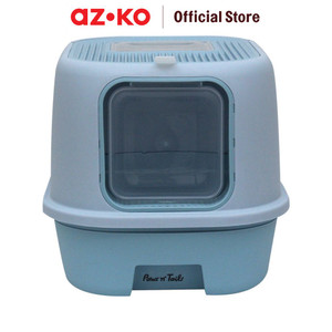 AZKO Paws N Tail Toilet Kucing Dengan Drawer Dan Top Exit