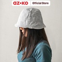 AZKO Ataru Topi Bucket Denim Fringe Hem - Biru Muda