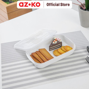 AZKO Ataru 1 Ltr Crisper Wadah Makanan - Putih
