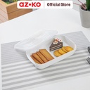 AZKO Ataru 1 Ltr Crisper Wadah Makanan - Putih