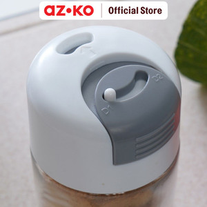AZKO Ataru Tempat Bumbu Dapur Press - Putih