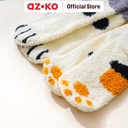 AZKO Ataru Set 2 Pasang Kaos Kaki Motif Paws