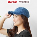 AZKO Ataru Topi Baseball Denim - Biru Tua