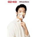 AZKO Ataru Kyou Masker Pelindung 4 Lapis Kf94 Camo - Krem Beige