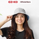 AZKO Ataru Topi Bucket Reversible - Biru/Abu-Abu