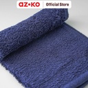 AZKO Ataru 25x25 Cm Handuk Wajah Plain Katun - Biru Navy