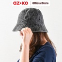 AZKO Ataru Topi Bucket Basic Denim - Hitam