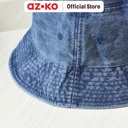 AZKO Ataru Topi Bucket Basic Denim - Biru