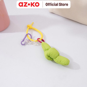 AZKO Ataru Gantungan Kunci Knot Cushion - Hijau