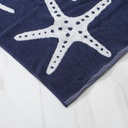 AZKO Ataru 40x60 Cm Keset Kamar Mandi Katun Jq - Biru Navy