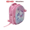 AZKO Hello Kitty Tas Ransel Anak Pony Rainbow - Pink