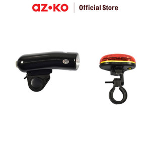 AZKO Set Lampu Sepeda Depan Dan Belakang
