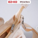 AZKO Ataru Ukuran S Tas Selempang Canvas - Putih Ivory