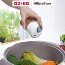 AZKO Ataru Tempat Bumbu Dapur Press - Putih