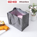 AZKO Ataru Tas Bekal Makanan Thermal Slim - Abu-Abu
