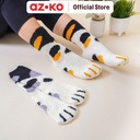 AZKO Ataru Set 2 Pasang Kaos Kaki Motif Paws