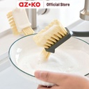 AZKO Ataru Sikat Piring Multifungsi Minimalis Square - Krem