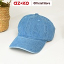 AZKO Ataru Topi Baseball Denim - Biru Tua