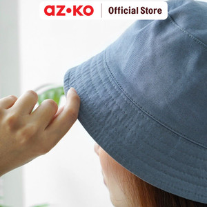 AZKO Ataru Topi Bucket Reversible - Biru/Abu-Abu