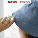 AZKO Ataru Topi Bucket Reversible - Biru/Abu-Abu