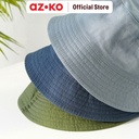 AZKO Ataru Topi Bucket Reversible - Hijau/Krem