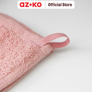 AZKO Ataru 25x25 Cm Handuk Wajah Plain Katun - Pink