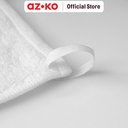 AZKO Ataru 25x25 Cm Handuk Wajah Plain Katun - Putih