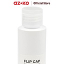 AZKO Ataru Botol Cairan Dengan Tutup Flip 50 Ml - Putih