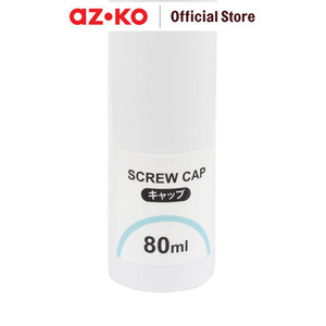 AZKO Ataru Botol Cairan Dengan Tutup Putar 80 Ml - Putih