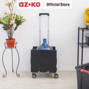 AZKO Maxb Troli Lipat Portabel 4 Roda 30 Kg - Abu-Abu