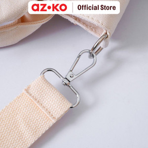 AZKO Ataru Ukuran S Tas Selempang Canvas - Putih Ivory