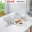 AZKO Ataru 1 Ltr Crisper Wadah Makanan - Putih